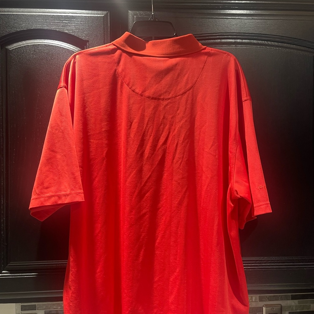 PING Golf Perfromance Dynamics Polo Shirt Mens 2XL Orange Short Sleeve - Picture 4 of 4